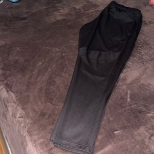 All black adidas track pants size xL